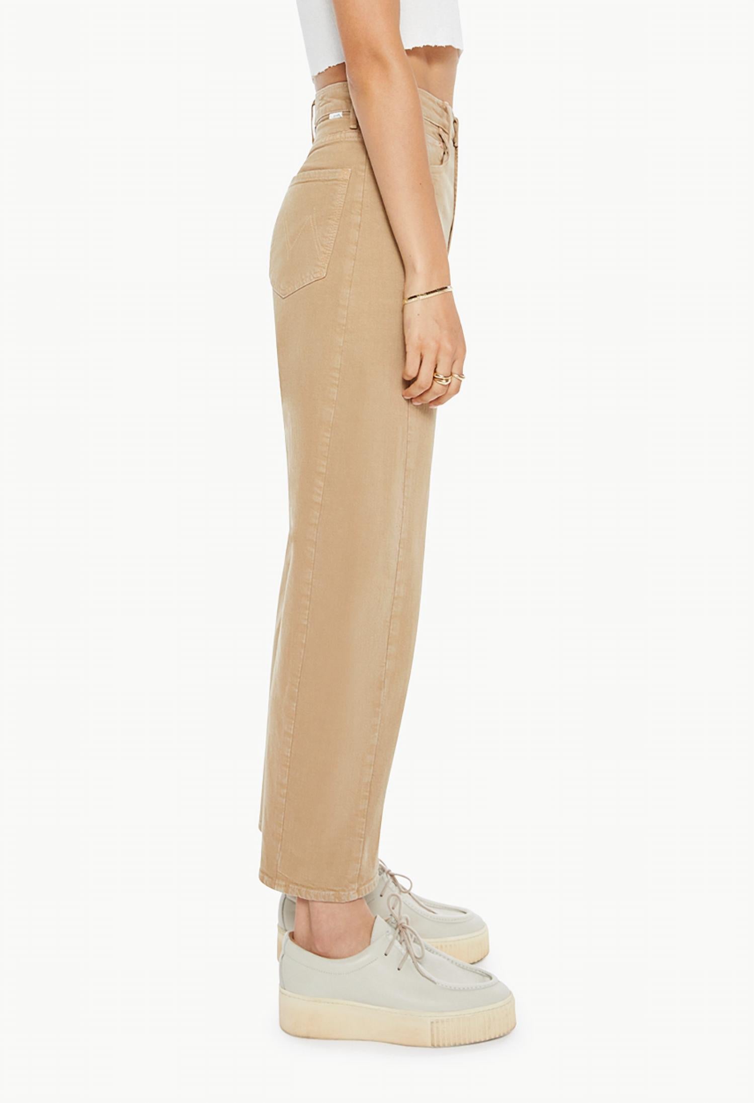 Mother - Half Pipe Flood High Waist Wide Leg Jeans