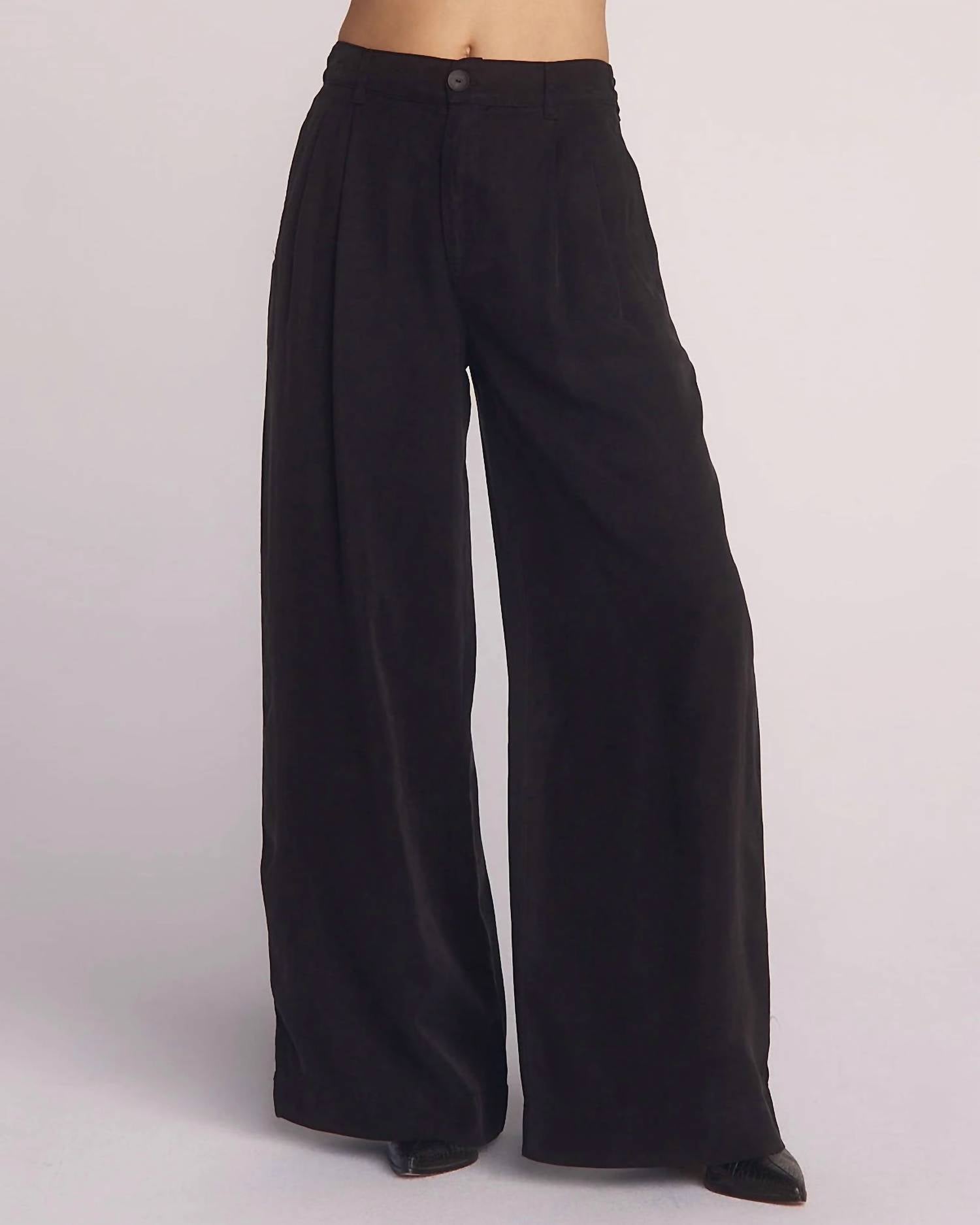 Bella Dahl - Double Pleated Wide Leg Pants