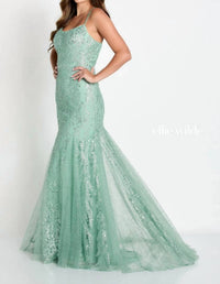 Ellie Wilde - Sequin Mermaid Evening Dress