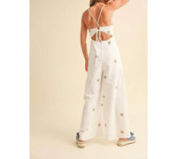 Miou Muse - Embroidery Detail Jumpsuit