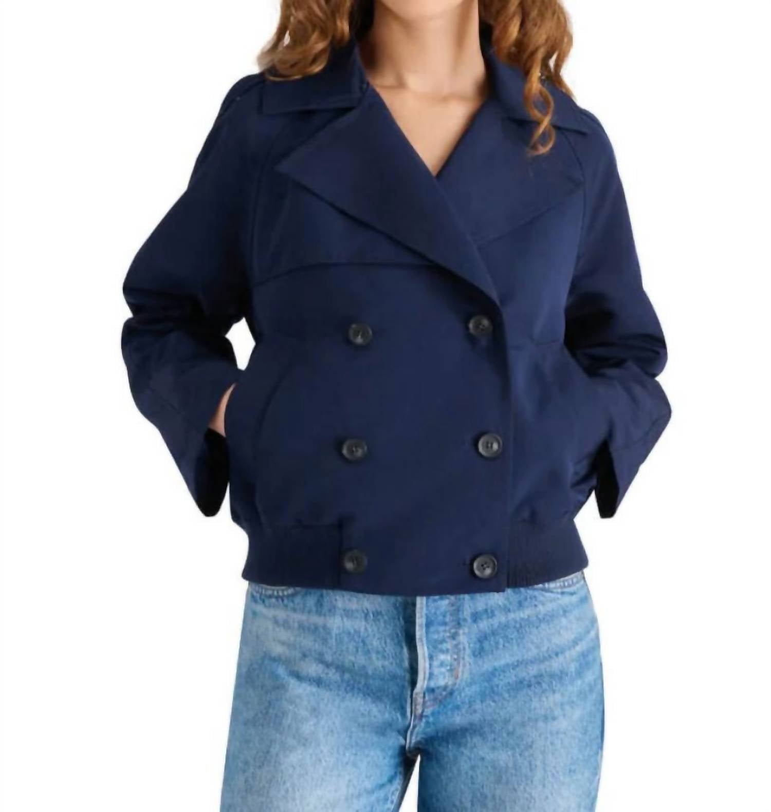 STEVE MADDEN Marvis Chic Jacket in navy - women's jacket - view 5