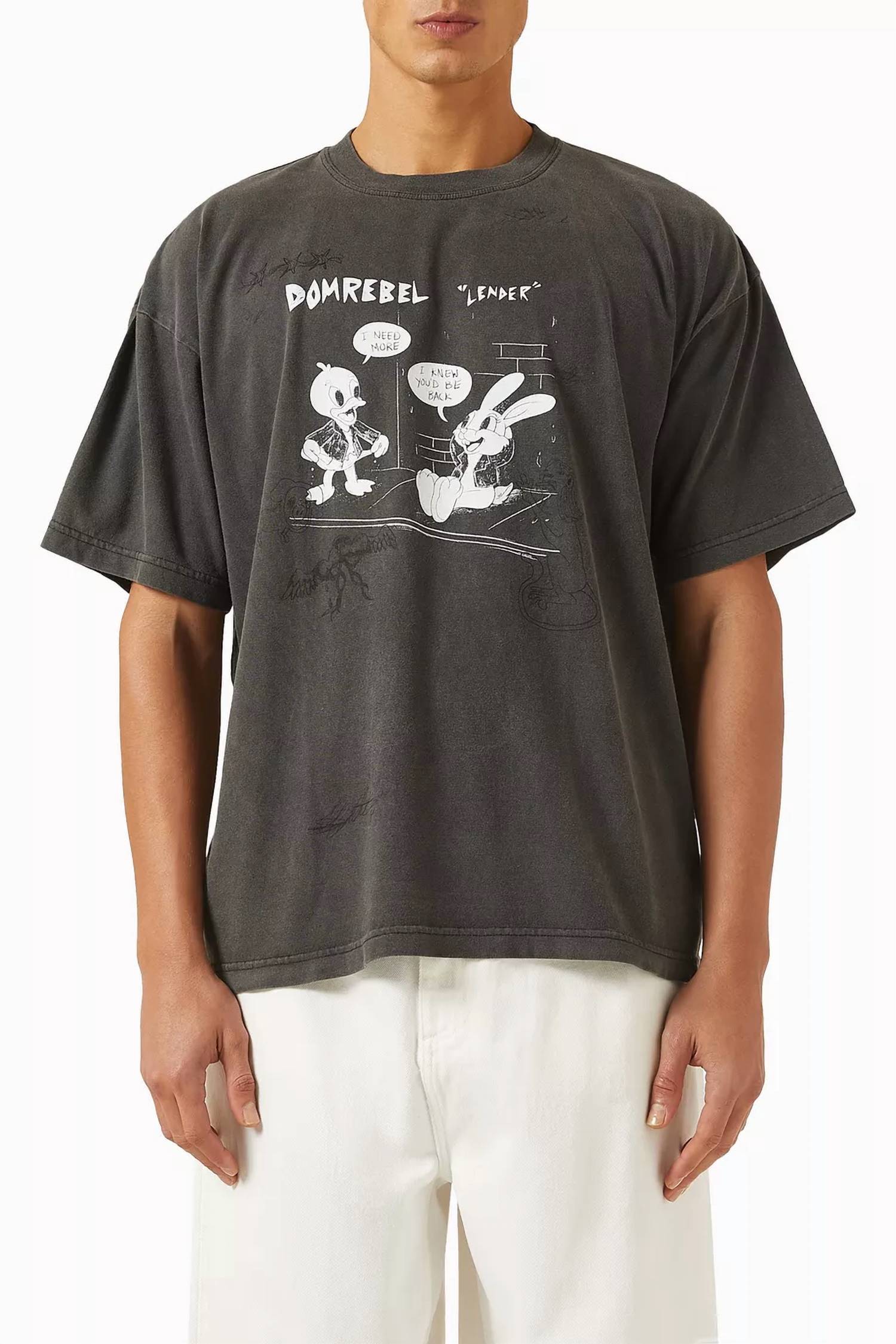 Domrebel - Lender Graphic Cotton T-shirt