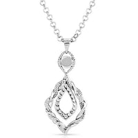 Montana Silversmiths - Women's Twisted In Time Crystal Necklace