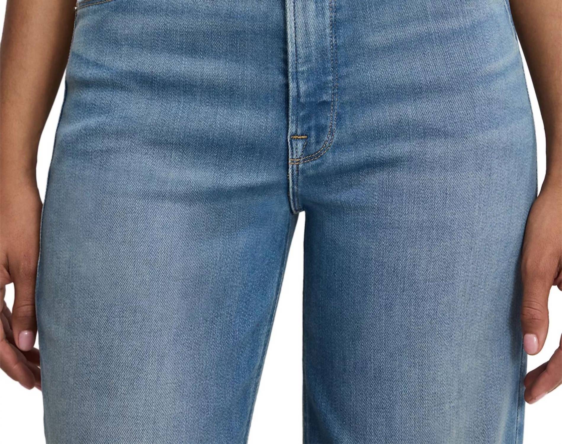 GOOD AMERICAN Good True Straight Jeans in indigo1125 - women's jeans - view 5