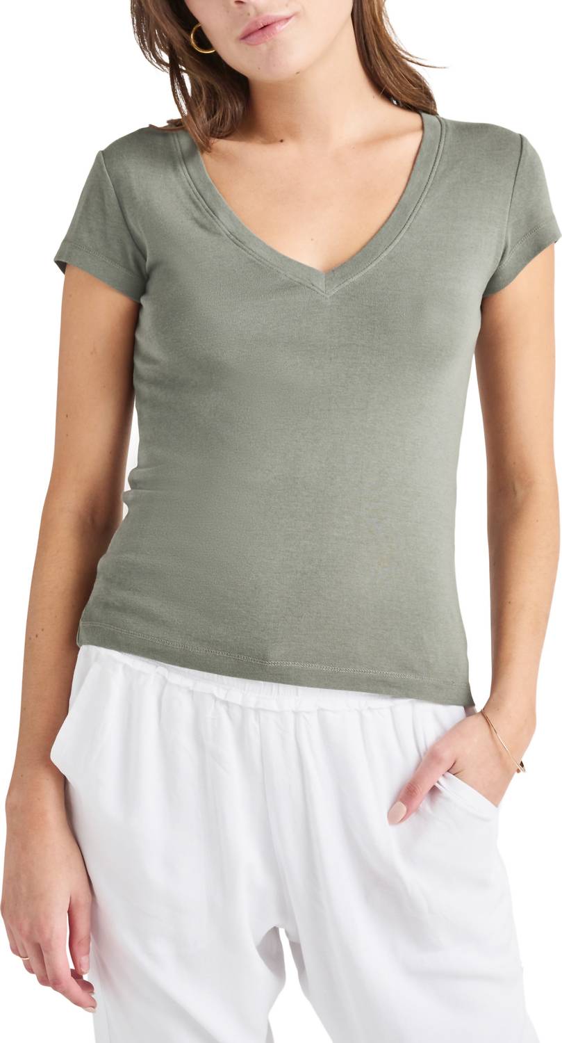 Splendid - Faye V-neck Tee