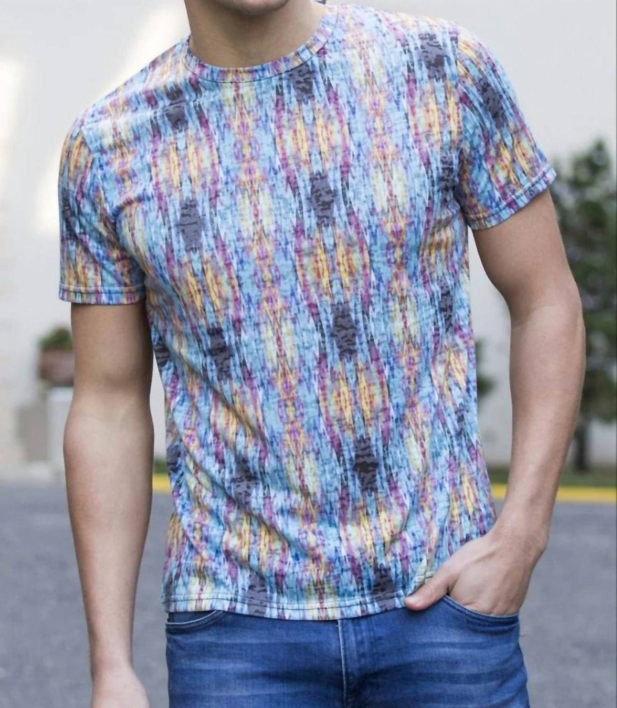Eight X - Pattern Print T-shirt