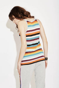 Replica Los Angeles - Metallic Lurex Striped Tank Top