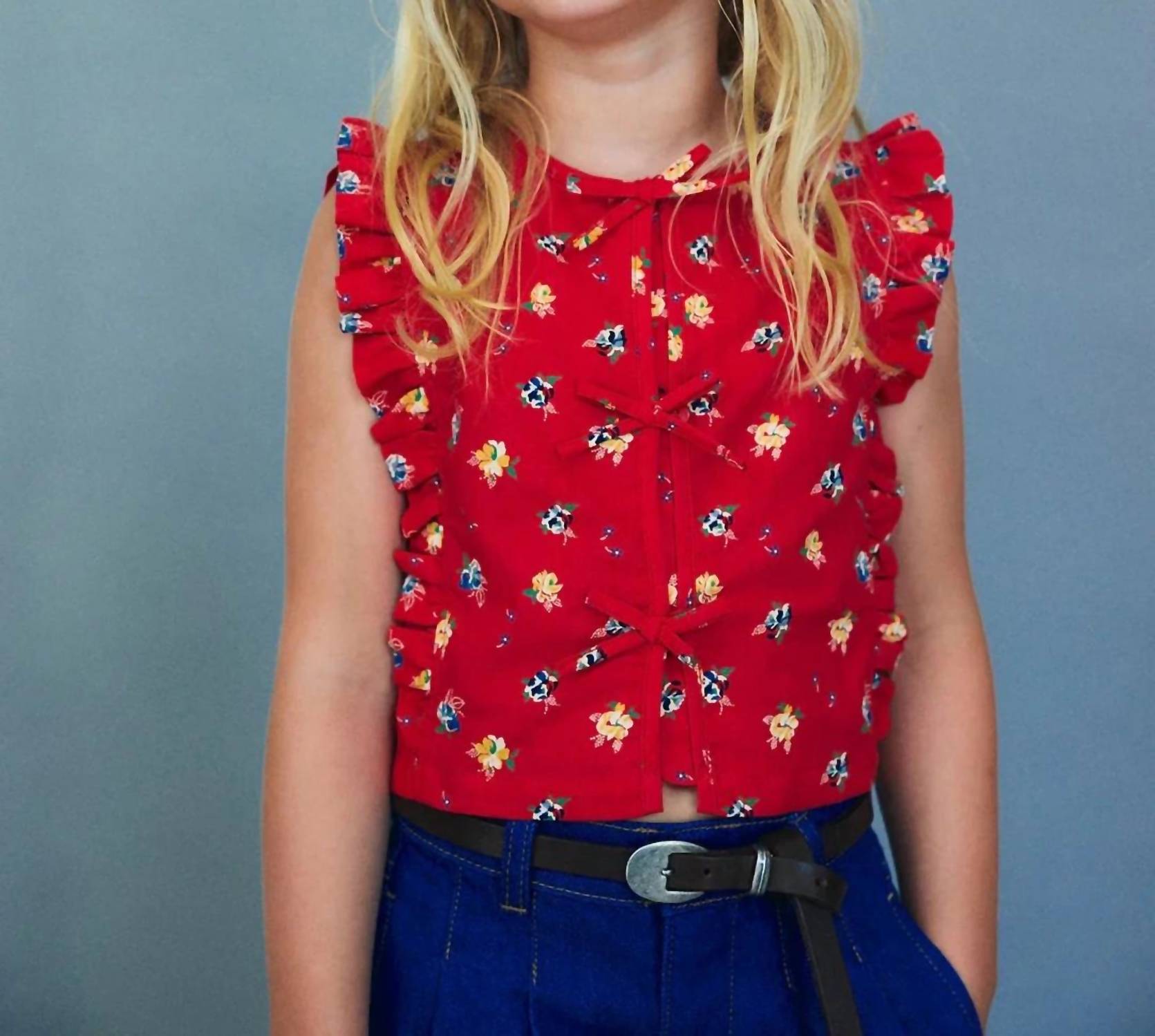 The New Society - Amapola Sleeveless Cotton Top