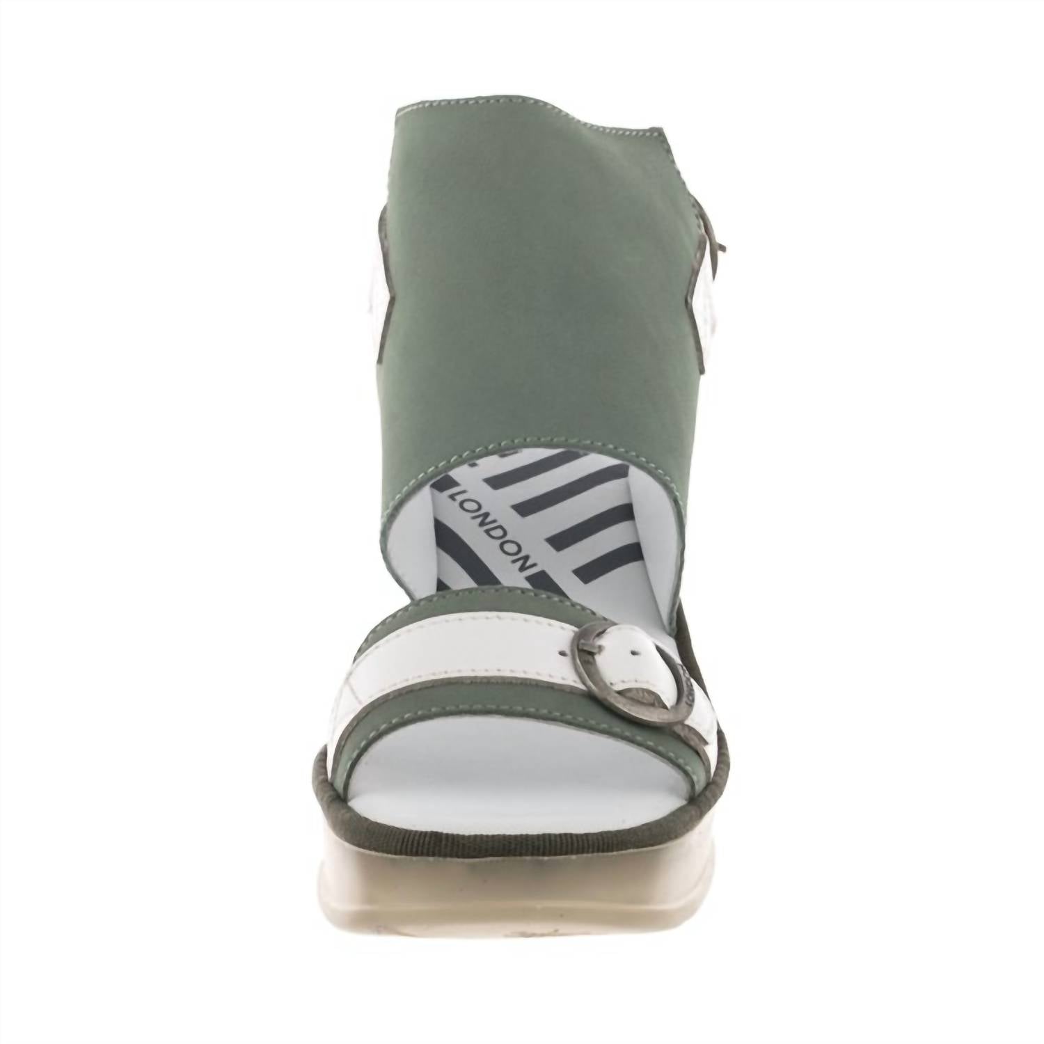 FLY LONDON Women's Jeno Sandal in jade - women's sandal - view 4