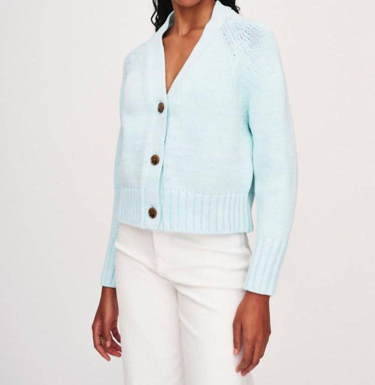White + Warren - Cotton Rope Button Cardigan