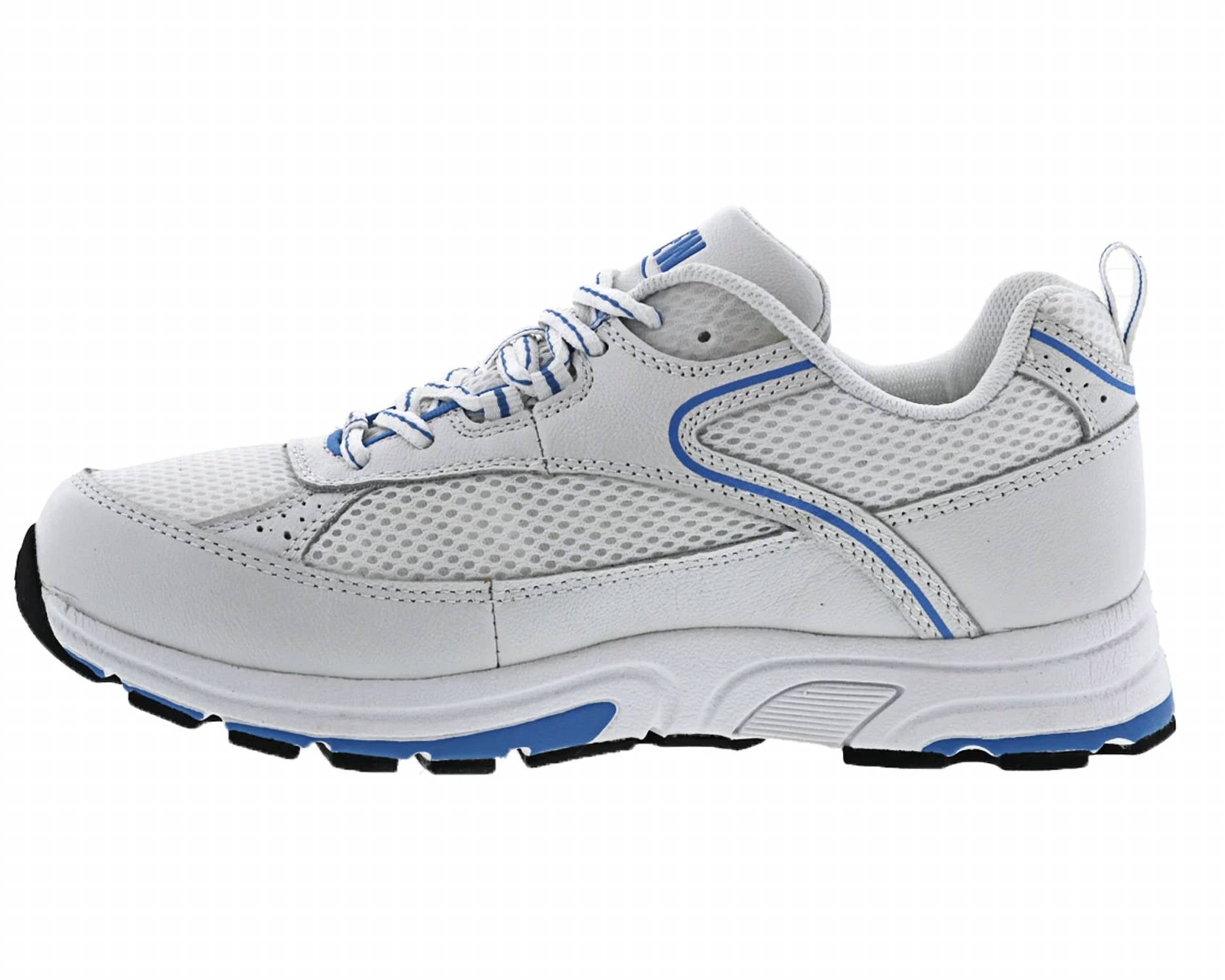 DREW Women's Athena Athletic Shoes in white blue - women's shoe - alternate view