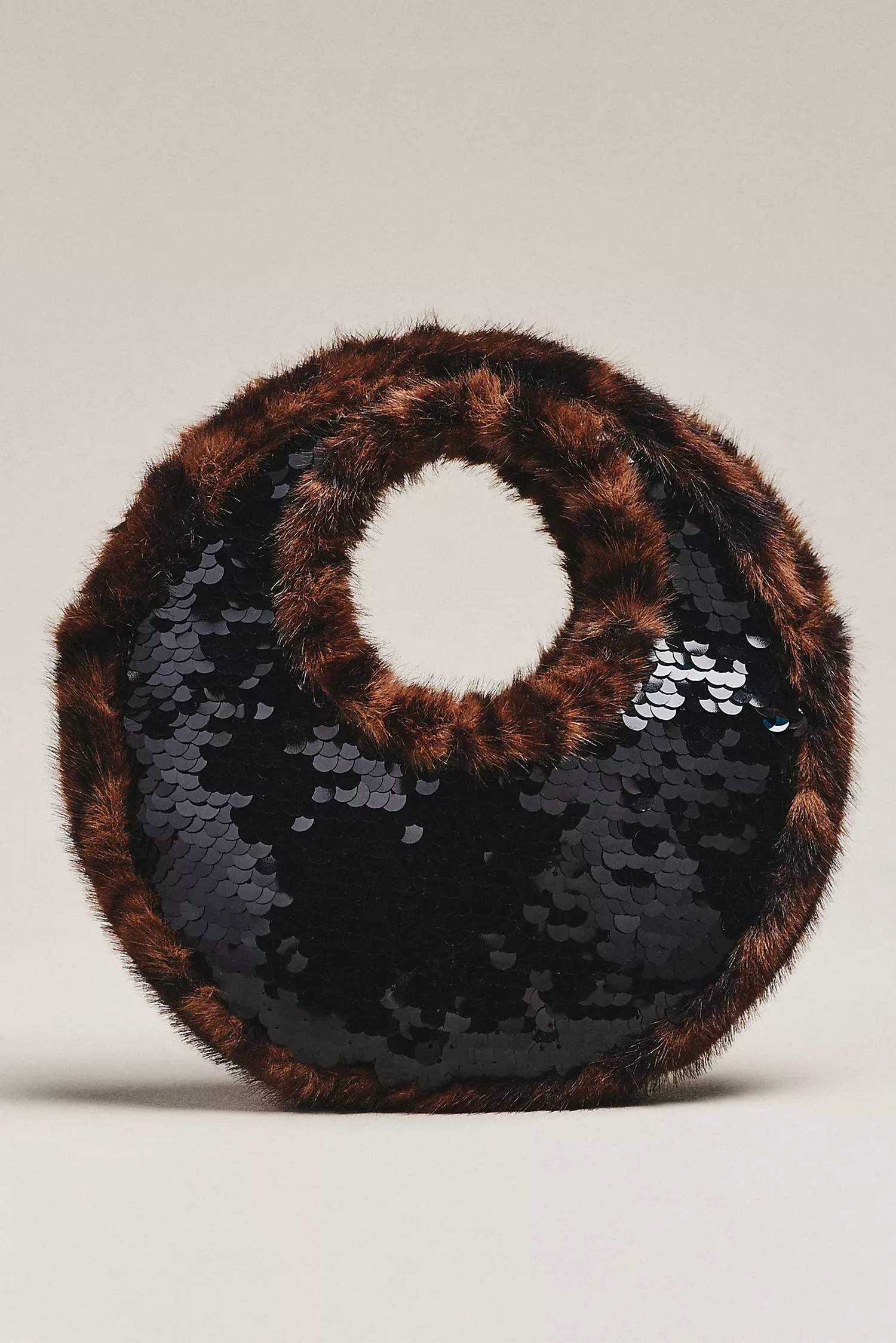 Dolce Vita Women's Felipa Bag in black multi sequin - women's bag - detail view