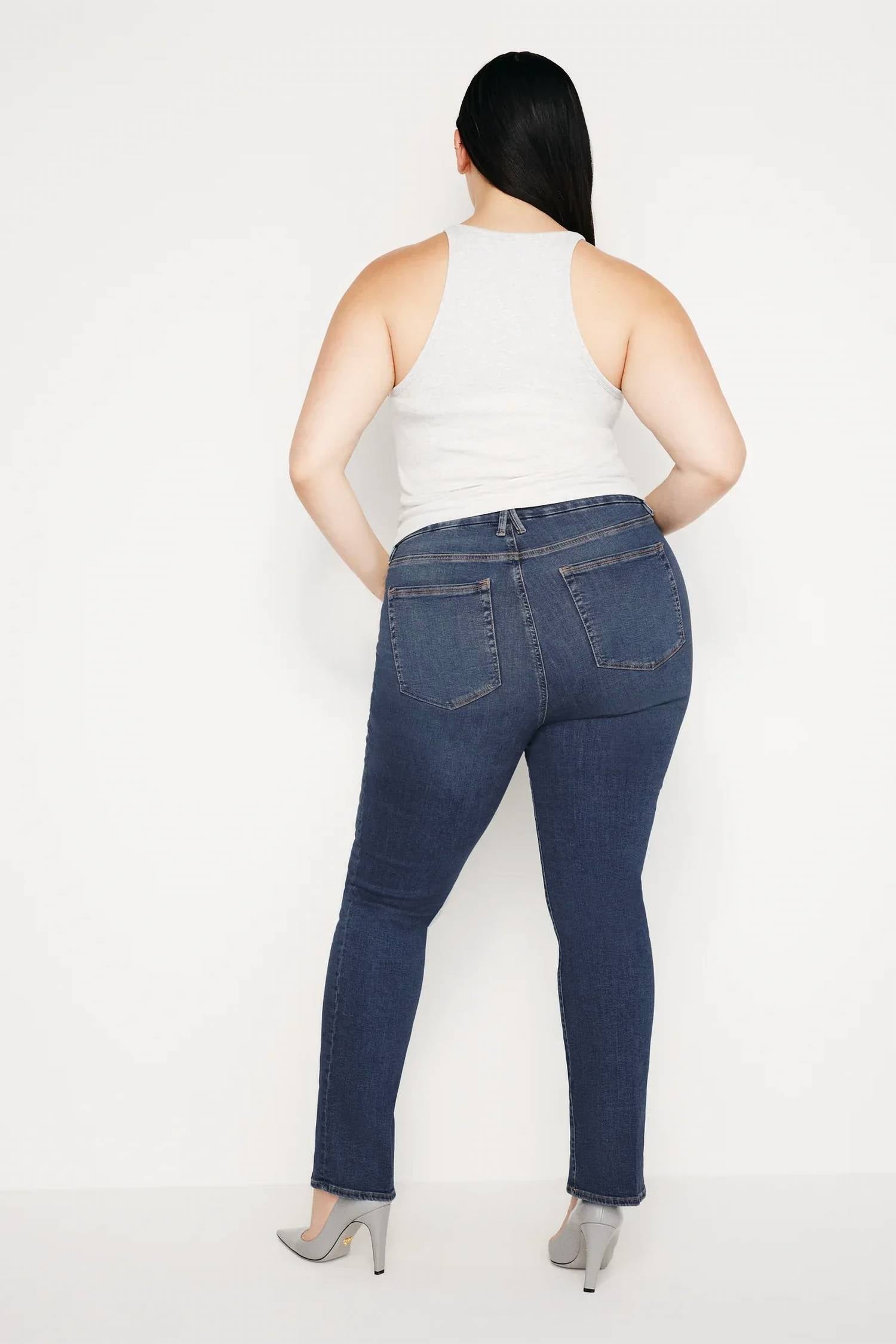 Good American - Good Legs Straight Jeans