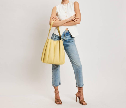 Moda Luxe - Zelda Pleated Detail Hobo Handbag