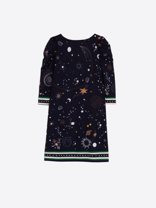 Vilagallo - Meg Cosmic Print Dress