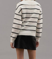 Blu Pepper - Women's Blair Stripe Sweater