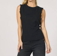 Dear John Denim - Micro Ruffle Trim Tank Top