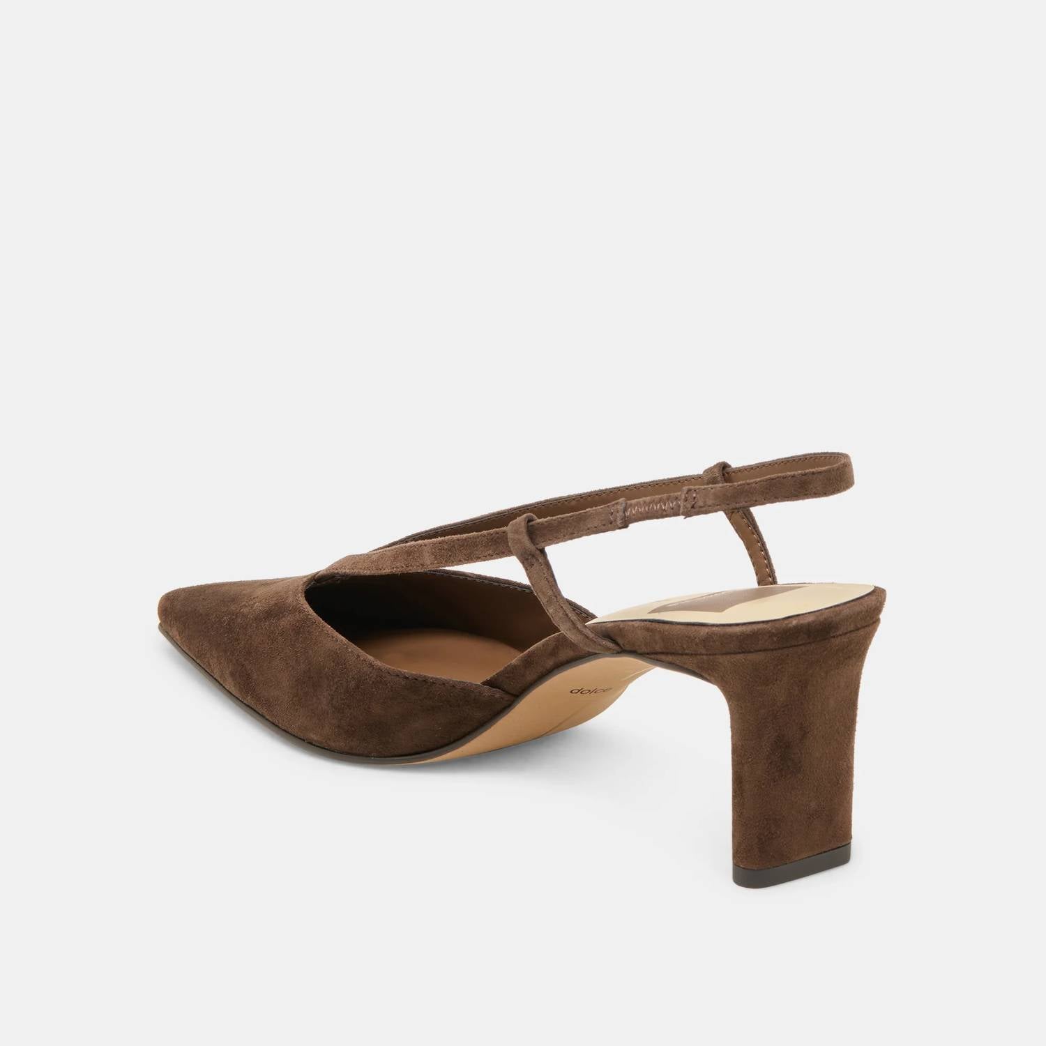 Dolce Vita Women's Ginay Heels in dark brown - women's heels - alternate view