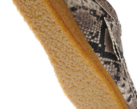 Clarks Women's Wallabee Loafer in grey snake leather - women's flats - view 5