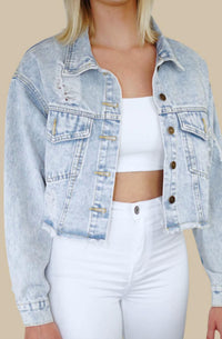 Rivalry Runway - Clemson Tigers Perfect Match Denim Jacket