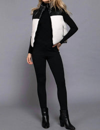 Active Basic - Reversible Faux Leather Crop Vest - Plus