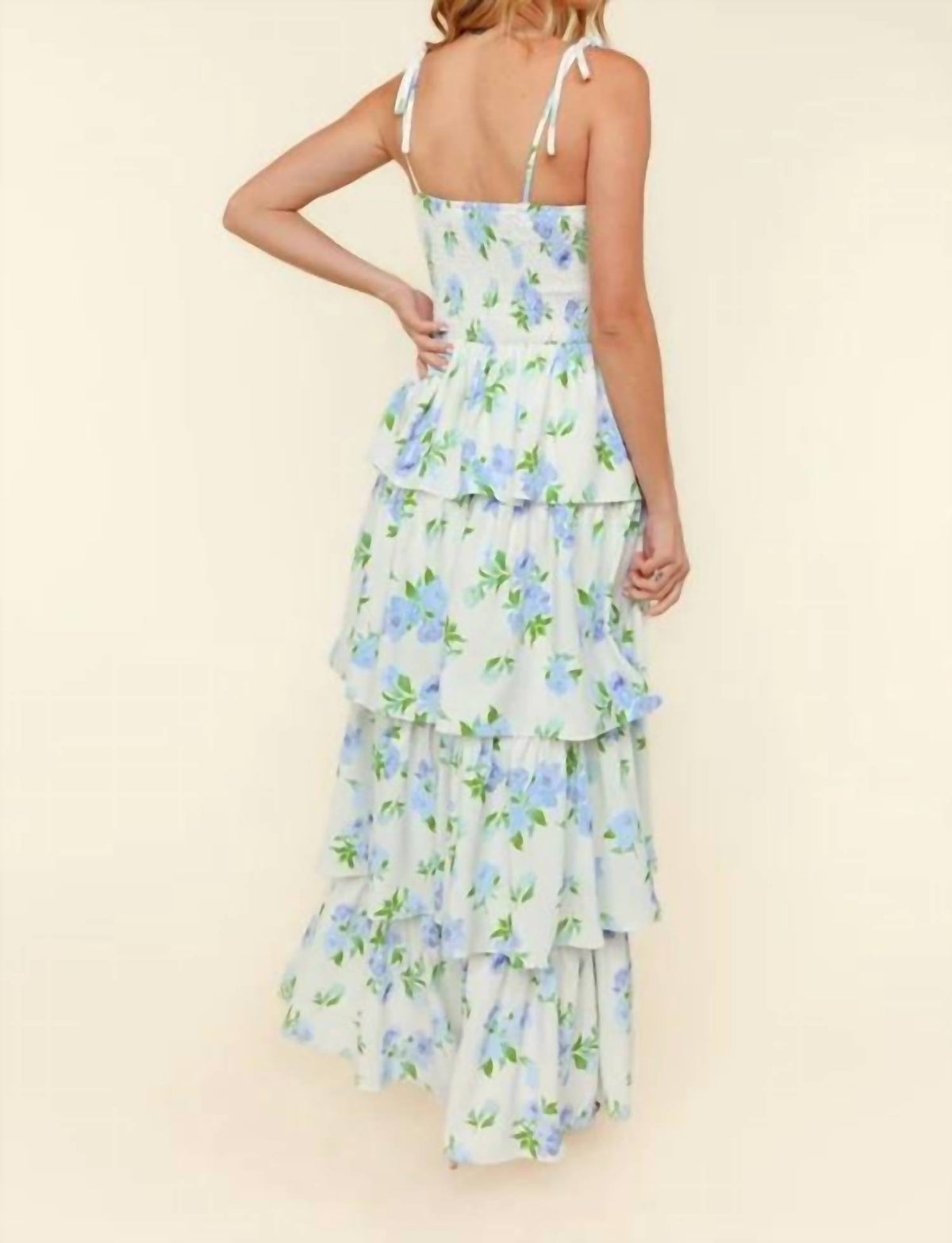 Kori - Tiered Maxi Floral Summer Dress