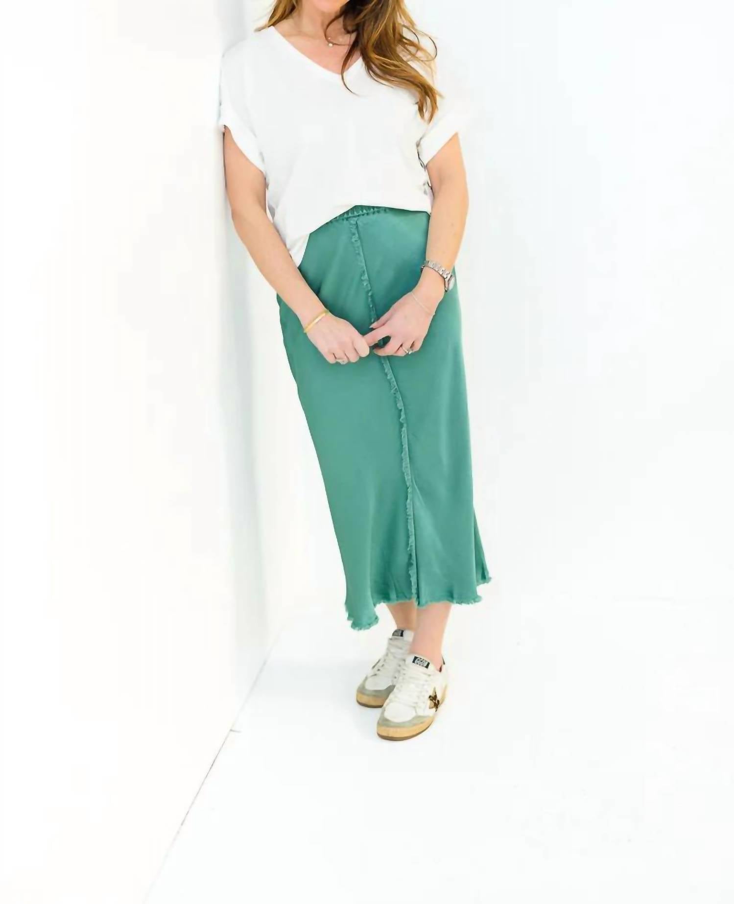 Nation Ltd - Lola Seamed Midi Skirt