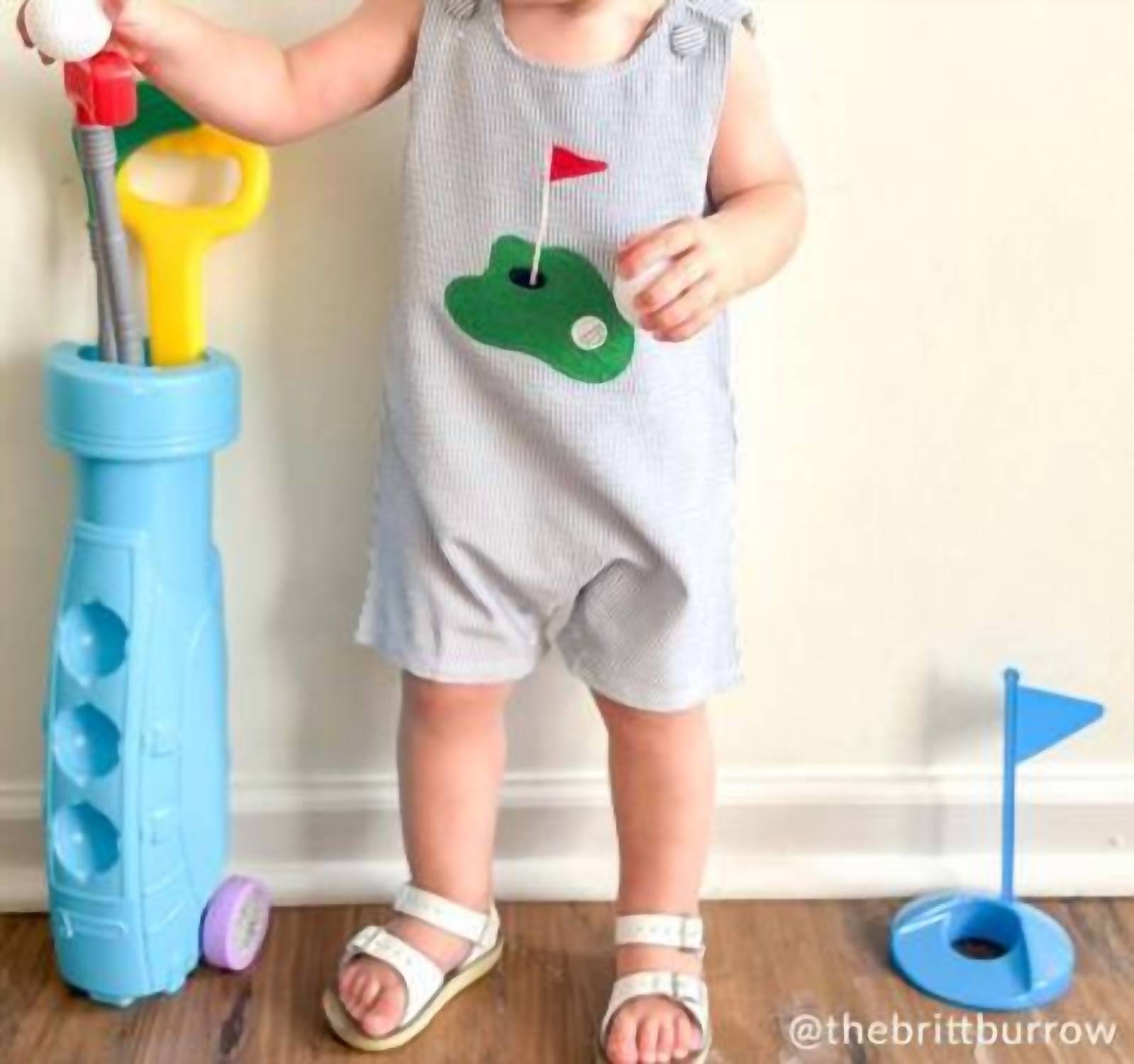 Mudpie - Kid's Golf Jon Jon Romper
