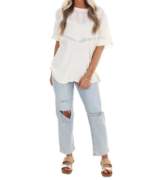 Free People - Dorothy Short Sleeve Tee