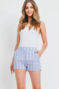 White Label - Pinstripe Shorts