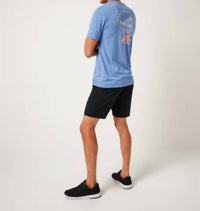 TravisMathew Reef Walk Short Sleeve Tee in pacific coast - men's t-shirt - view 4