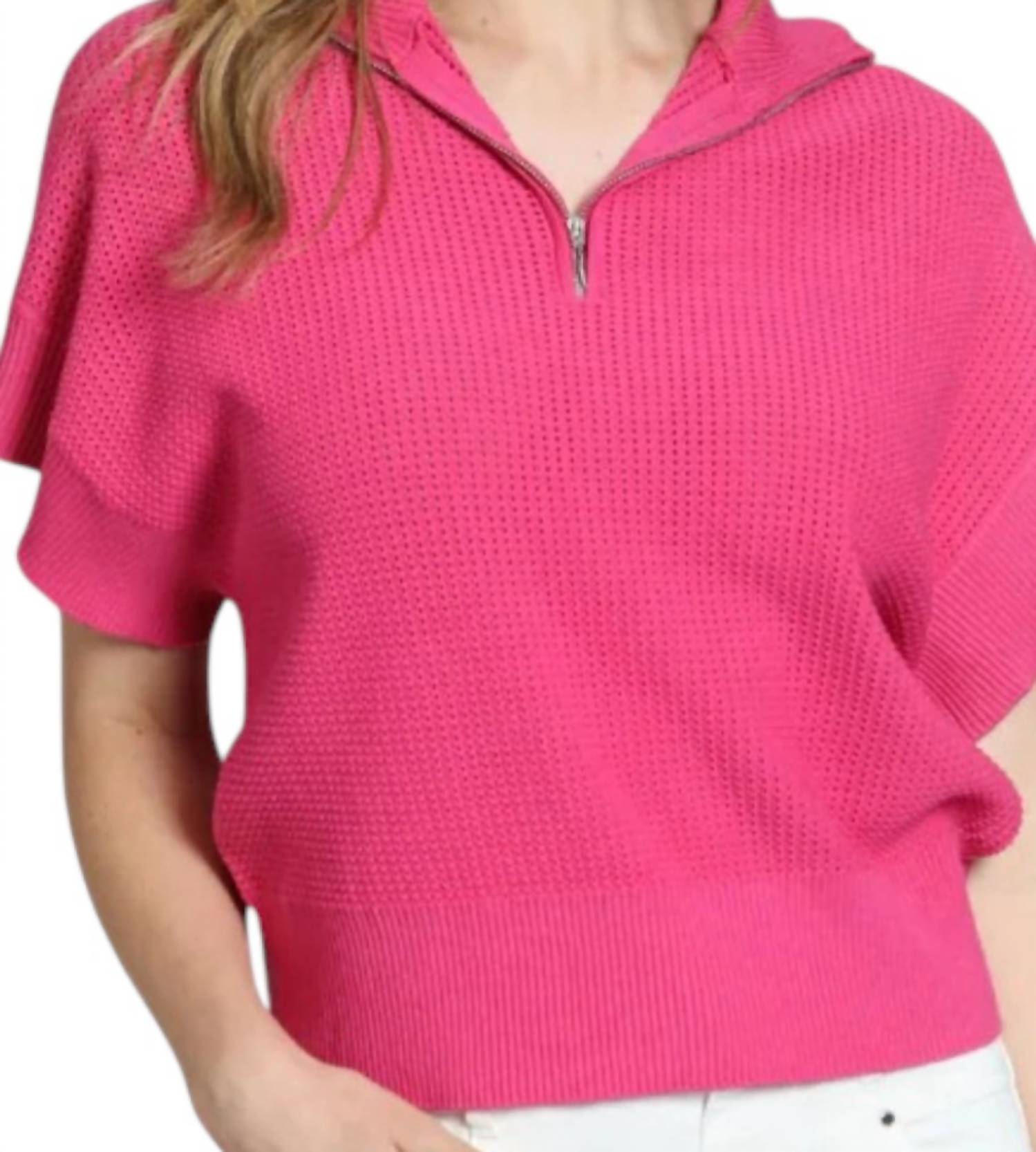 Apny - Half Zip Knit Sweater
