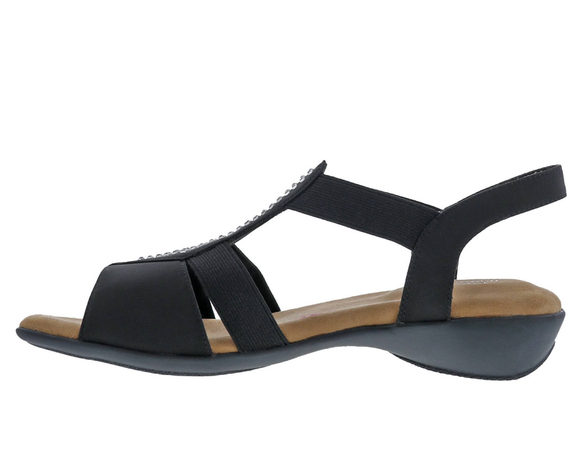 Ros Hommerson Women's Mellow Sandals in black - women's sandal - detail view