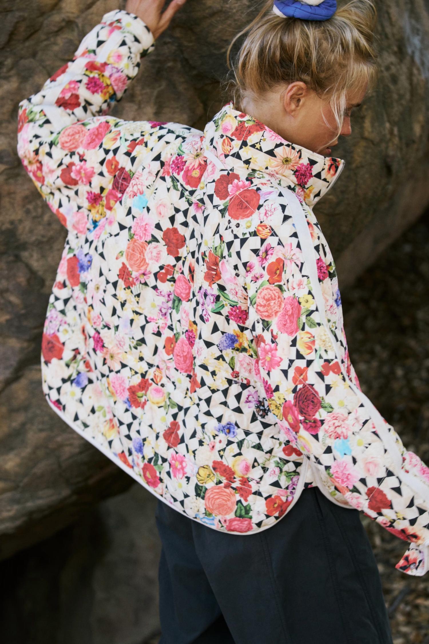 Free People - Pippa Printed Packable Puffer Jacket