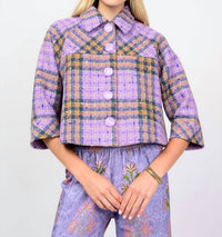Ivy Jane - Plaid Swing Jacket