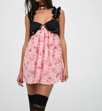 Lil Lemons By For Love And Lemons - Skye Babydoll Bustier Mini Dress