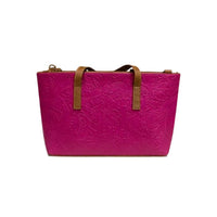 Gmce Global Trading - Women's Barco Artesanal Embossed Floral Tote Bag