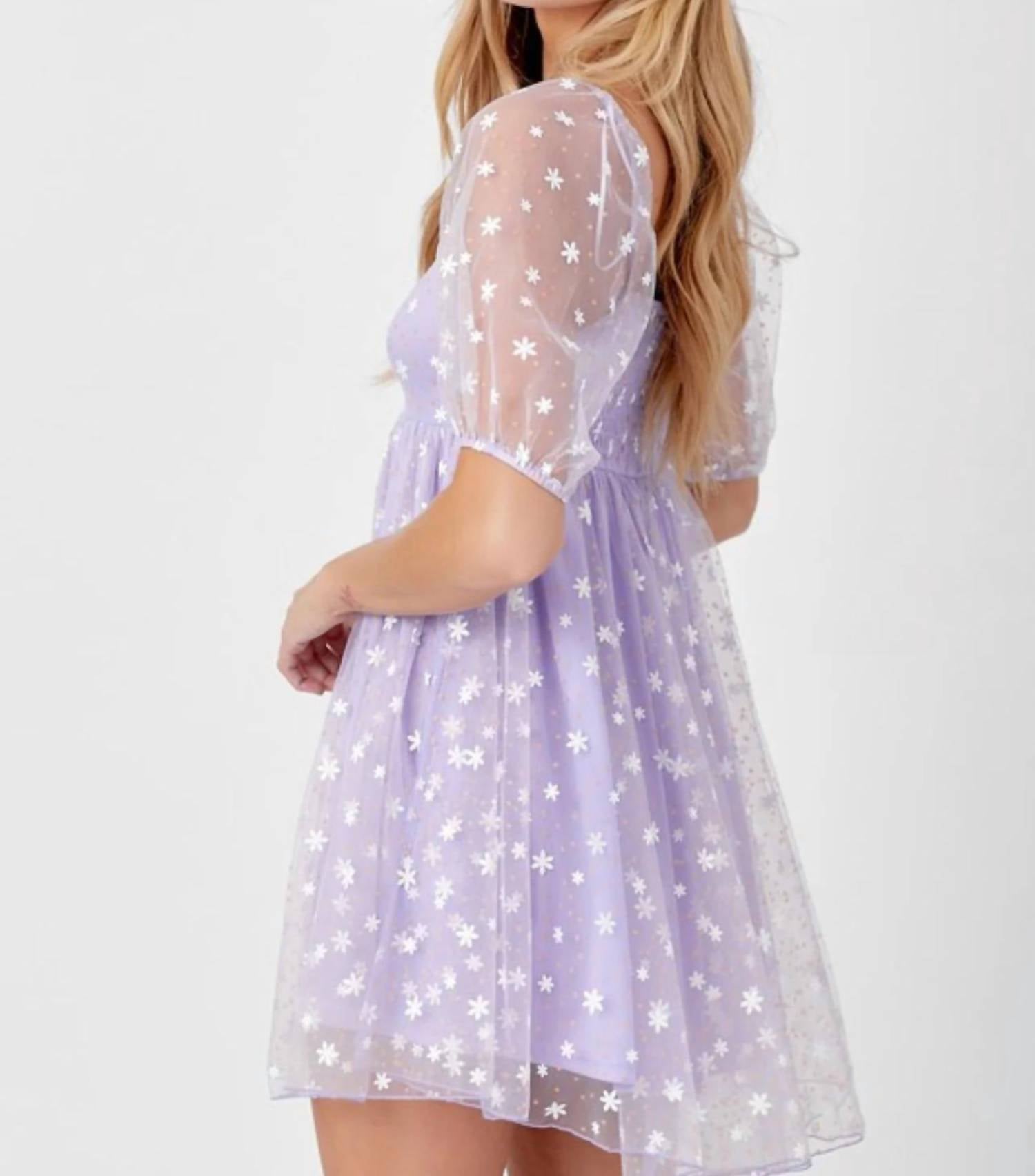 Baevely By Wellmade - Enchanted Meadow Mini Dress
