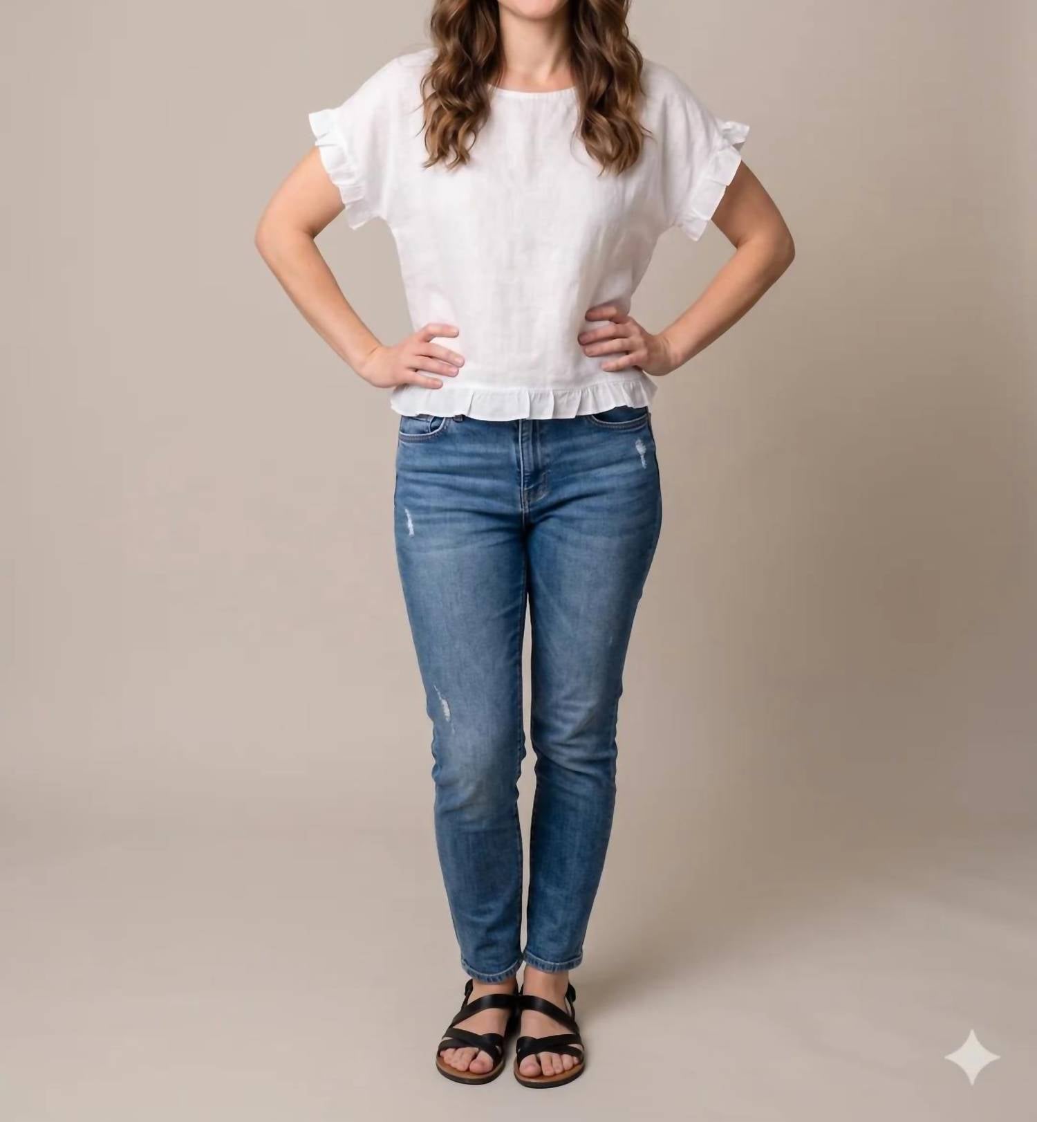 Elliott Lauren - At Ease Ruffle Sleeve Top