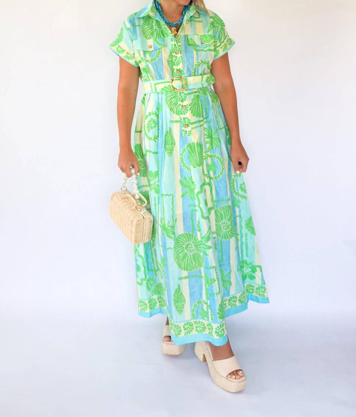 Karlie - Pocket Maxi Dress