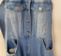 Timing - Denim Halter Jumpsuit
