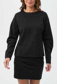 Trina Turk Savoy top in black - women's long sleeve top