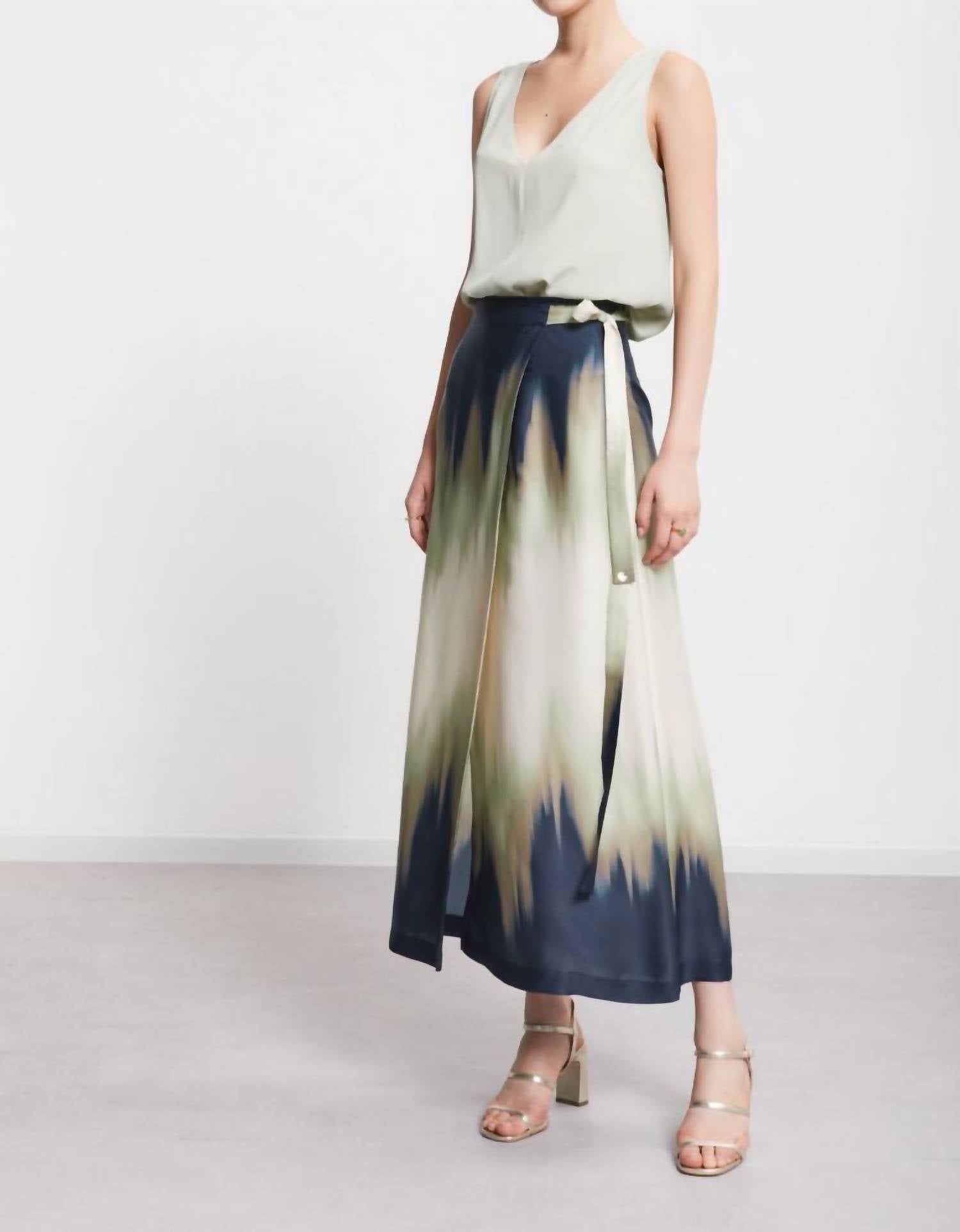 Ottod'Ame - Printed Viscose Long Skirt