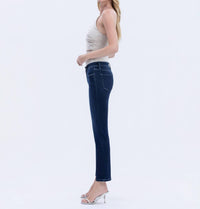 Vervet By Flying Monkey - Midrise Ankle Slim Straight Jeans