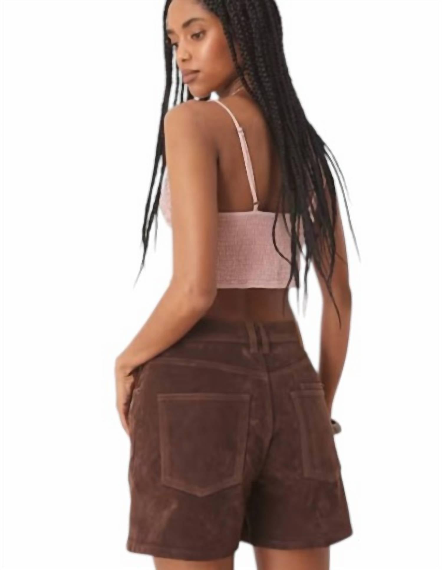 Free People - Tippi Vegan Suede Short