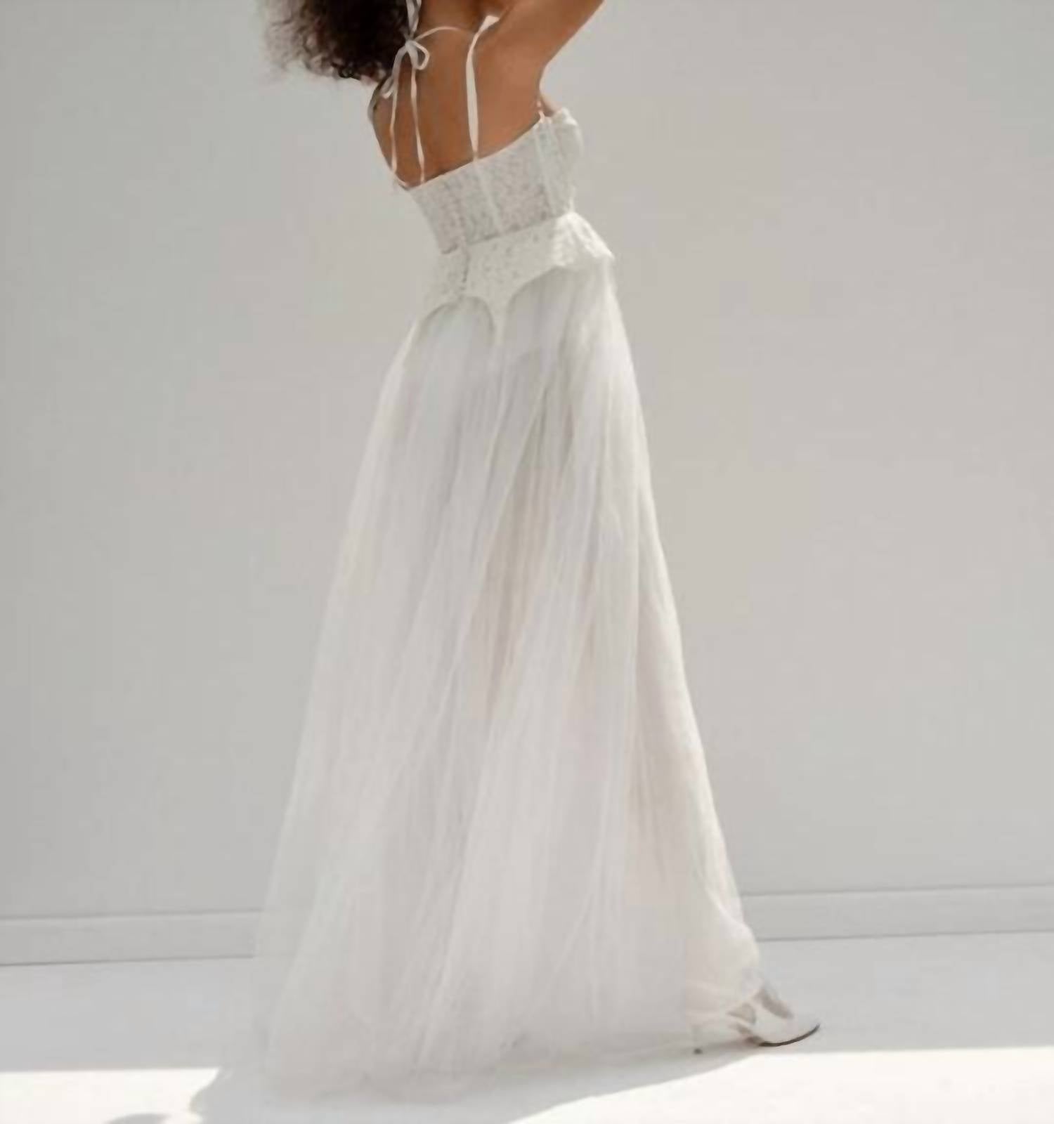 For Love & Lemons - Lily Tulle Corset Bridal Dress