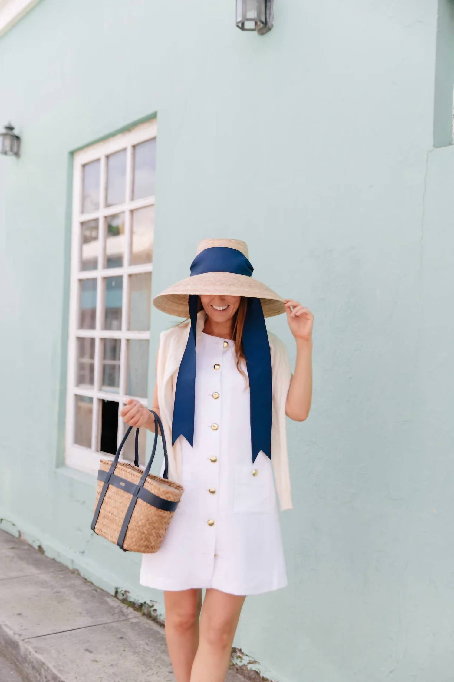 Sail To Sable - Button Front Sleeveless Shift Dress