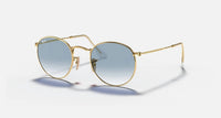 Ray Ban - Round Flat Lenses Large Non Polarized Sunglasses Rb3447n 001/3f