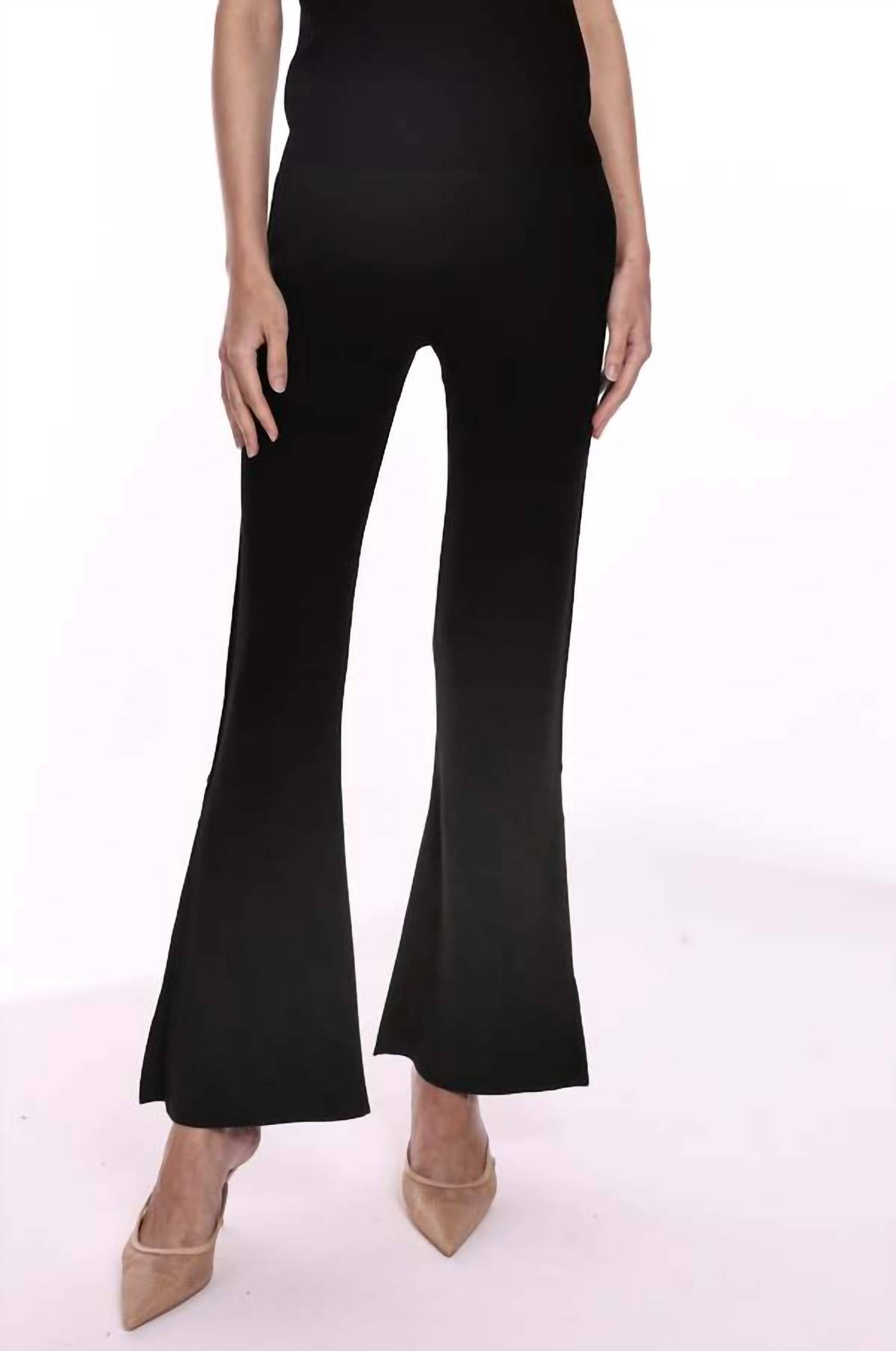 Minnie Rose - Viscose Blend Flared Pants