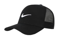 NIKE Structured Trucker Cap Casual Sports Lifestyle Hat in work blue work blue white - women's hat